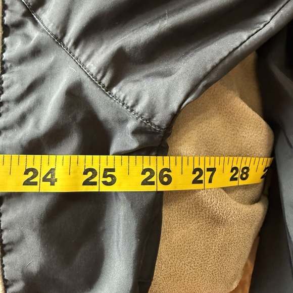 VINTAGE Nike Jacket Mens L Black Windbreaker Swoosh Track Lined Polyester Y2K - Picture 5 of 6